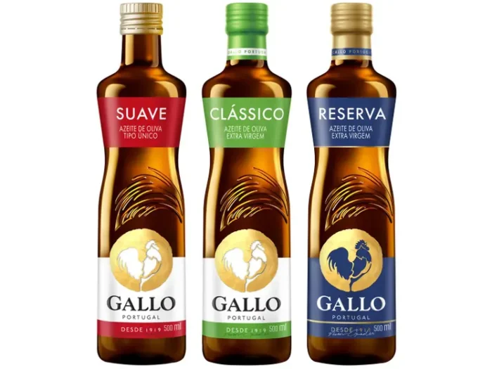 Kit Azeite de Oliva Gallo 3 Unidades - Tipo Único 500ml + Clássico 500ml + Reserva 500ml