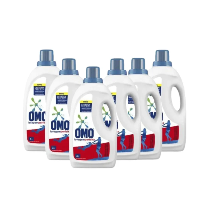 Kit 6 Sabão Líquido Omo Lavagem Perfeita 3L